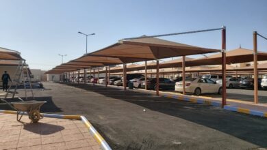 شركة تركيب مظلات السيارات