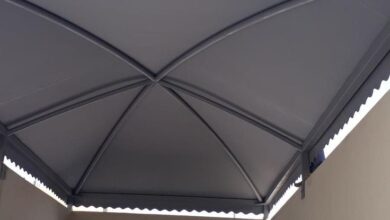 مظلات ممرات ومداخل فلل